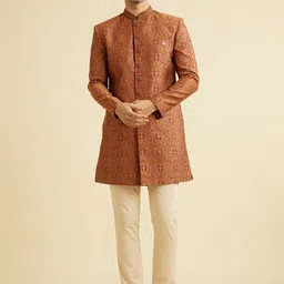 Manyavar Men Self Design Sherwani Set-16