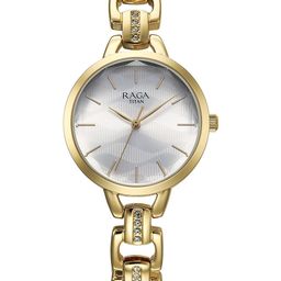 Titan Raga Showstopper Women Printed Dial & Bracelet Style Straps Analogue Watch 95352YM01-image-81