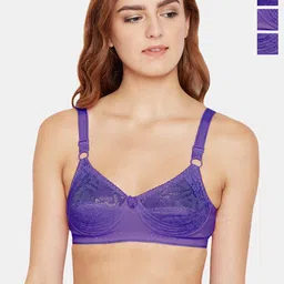 Bodycare Women Pack of 3 Self Design Non Padded Non wired  Full Coverage Bra-4