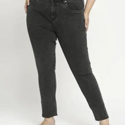 Turning Blue Grey High Rise Jeans-image-81