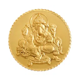 Bangalore Refinery Lord Ganesha 24k (999) 2gm Gold Coin-image-74