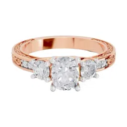 Sparkles Lab Grown Diamond 14k (585) Rose Gold Ring for Women-picture-25