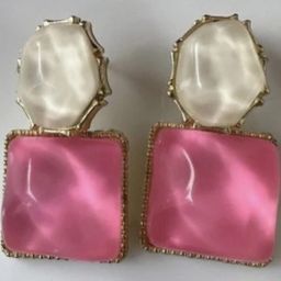 Korean Crystal Drop Earrings for Women & Girls | Western Style Alloy Danglers-image-100