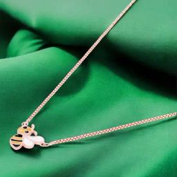 crash.club By CKC 925 SilverEnamel Bee Pendant Necklace-image-32