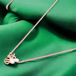 crash.club By CKC 925 SilverEnamel Bee Pendant Necklace-image-92