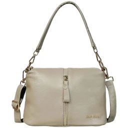 PELLE LUXUR Brown Solid Small Handbag-image-91