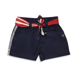 Elle Kids Navy Cotton Shorts-image-17