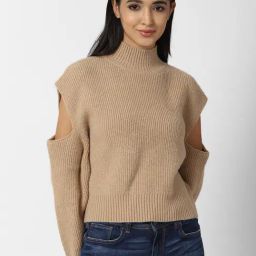 Forever 21 Light Brown Regular Fit Sweater-picture-19