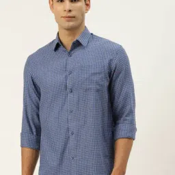 Jainish Blue Checks Casual Shirt-picture-31