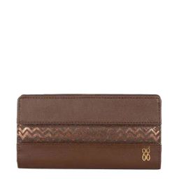Baggit Brown Printed Bi-Fold Wallet for Women-image-82