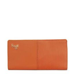 Baggit Tan Textured Bi-Fold Wallet for Women-image-84