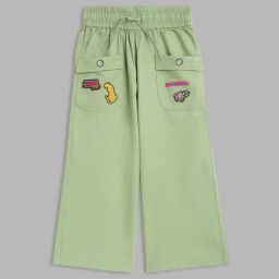 Elle Kids Olive Applique Trousers-image-7