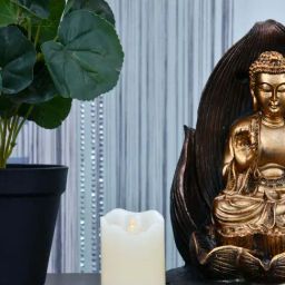 @home White Plastic Dazzle Non Moving LED Candle-image-98