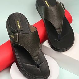 WELCOME Men M GLF 27 Black & Olive CasualSandals-image-53