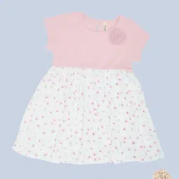 Pantaloons Baby Girls Pink Dogwood Floral Dress-picture-32