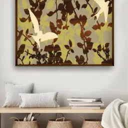 The Art House Abstract Multicolor Canvas Painting-image-92