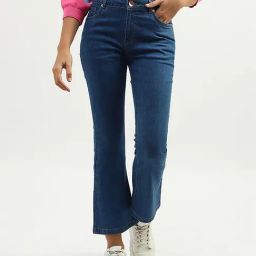 United Colors of Benetton Blue Cotton Mid Rise Jeans-image-48