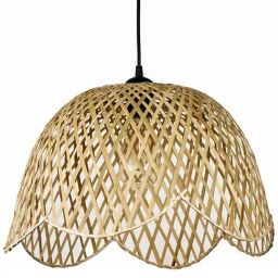 Whispering Homes Bamboo Lotus Flower Hanging Lamp-image-67
