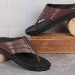 Metro Men's Wine Thong Sandals-image-59