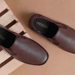 Mochi Men's Tan Casual Loafers-image-19