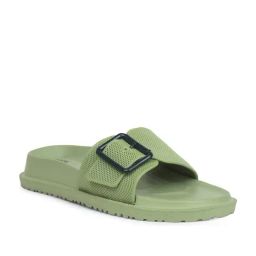 Bata Women's Green Slides-picture-11