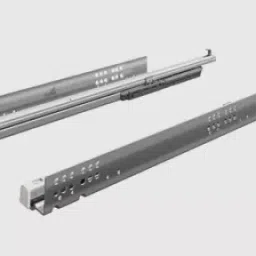 Hettich 250 mm Galvanised Steel Zinc Finish Quadro Runner Side Mount-image-63