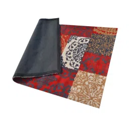 Presto Red & Grey Polyester Carpet image 4