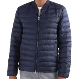 Gant Navy Regular Fit Quilted Quilted Jacket-picture-42