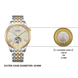 Citizen NH9136-88A Mechanical Analog Watch for Men image 4