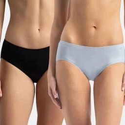 Jockey Kentucky Blue & Black Regular Fit Panties - Pack of 2-image-92