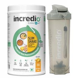 Incredio Slim Shake 480 g Mango & Shaker Combo-1