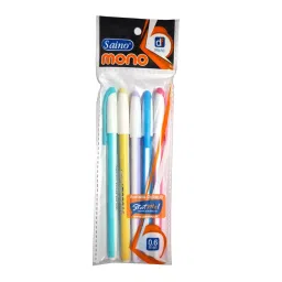 Saino Mono Ball Pen Blue Ink Color (Pack of 5)-picture-38