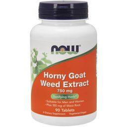Now Horny Goat Weed Extract (750 mg),  90 tablet(s) -image-90