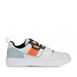 Leap7X by Liberty Men's White & Orange Casual Sneakers-image-70