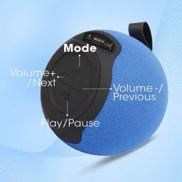 Zebronics Bellow 40 Portable Bluetooth Speaker (Blue) image 3