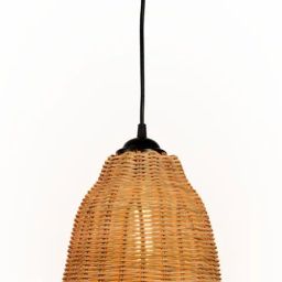 Whispering Homes Bamboo Conical Pendant Lamp - Brown-picture-12