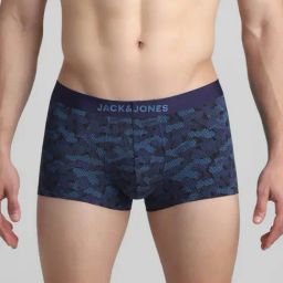 Jack & Jones Navy Blazer Regular Fit Printed Trunks-image-18