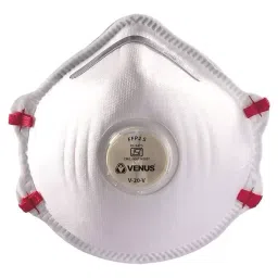 Venus V-20 V FFP2 S Class Dual Shell Design Respirator Face Mask, 120257701 (Pack of 5 Piece)-picture-32