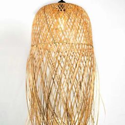 Whispering Homes Handcrafted Woven Bamboo Strips Hanging Lamp-image-89