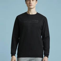 Pepe Jeans Black Cotton Regular Fit Printed Sweatshirt-image-86