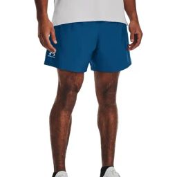 Under Armour Blue Loose Fit Sports Shorts-image-99