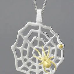 Rihi by P.C. Chandra Jewellers 92.5 Sterling Silver Spiderweb Pendant for Women & Girls-image-54
