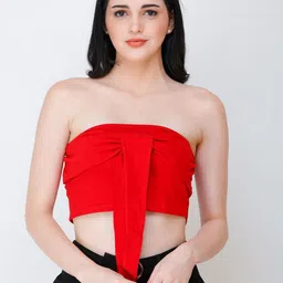 BAESD Women Strapless Tube Crop Top-picture-22