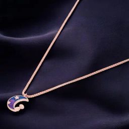 crash.club By CKC 925 Silver Crescent Moon Pendant-image-89