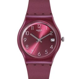 Swatch Worldhood Unisex Burgundy Water Resistant Analogue Watch GR405-image-94
