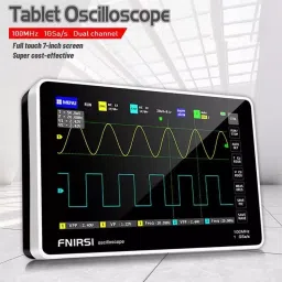 amiciSense Oscilloscope 2 Channel 100 MHz Bandwidth 1GS Sampling Rate 7 inch Touch Screen Intelligent Analyzer for Electronic Maintenance image 2
