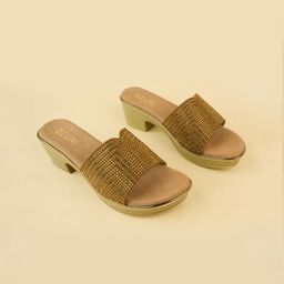 Ozuri Suede Party Block Sandals-16