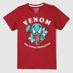 max Boys Typography Printed Applique T-shirt-29