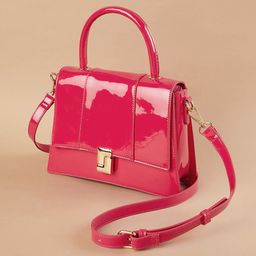 Ginger by Lifestyle PU Structured Handheld Bag-5