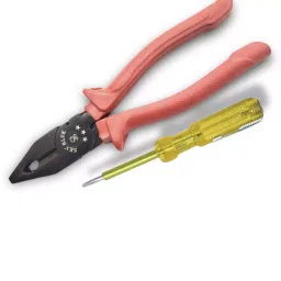 Sky Blue Multipurpose Professional Home & Office Used Tools Kit Lineman Plier 203.2 mm (8 Inch) Set of 2 Pcs-image-59